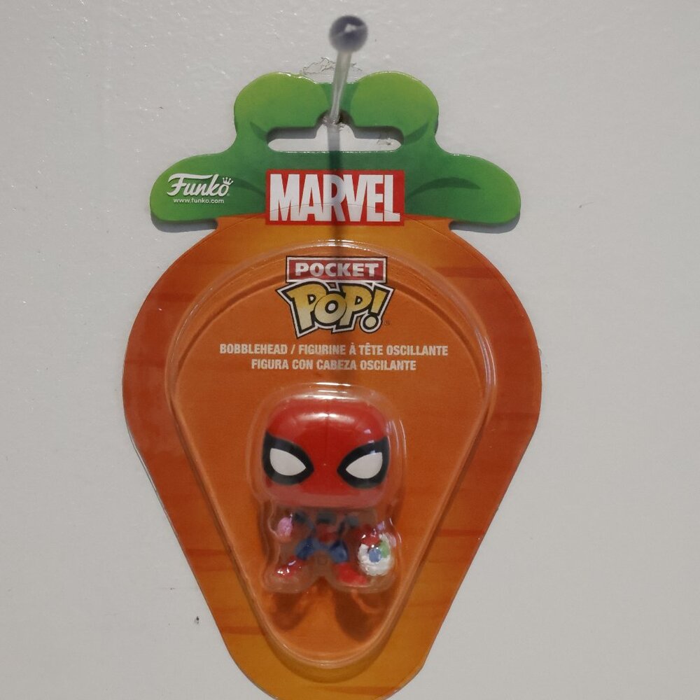 2024 Funko Marvel POCKET POP! SPIDER-MAN Mini Figure EASTER Basket New Sealed